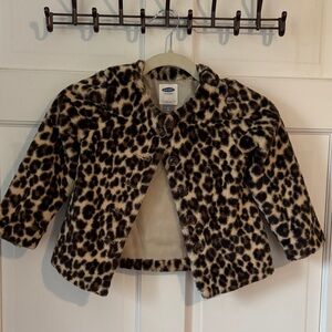 Old Navy Kids Leopard Print Jacket